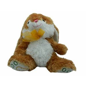 Hug Fun Easter Rabbit Bunny Fluffy Floppy Plush Stuffed Animal 11"
